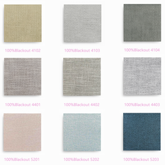 Premium Curtain Fabric Swatch Kit: Blackout Drapery Samples – The Master Edition